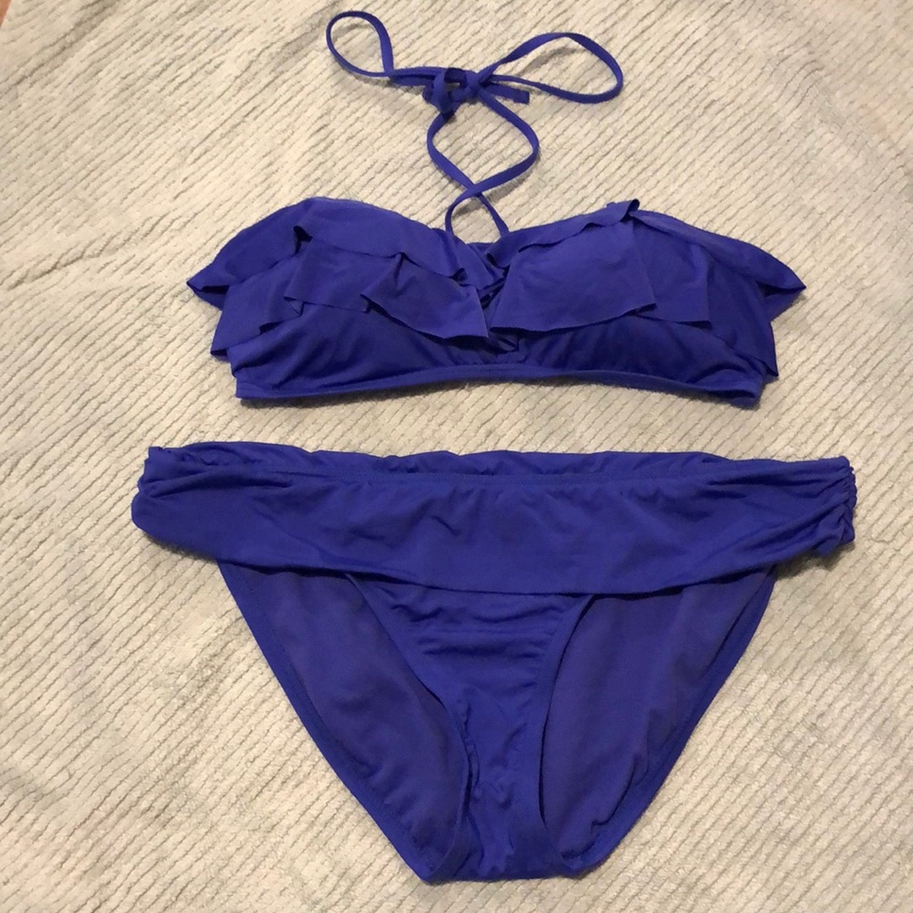 Royal blue size L Kenneth Cole bikini set